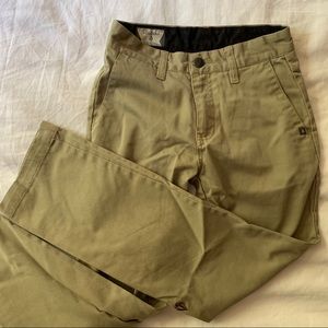 Volcom Khaki pants chino Size 8 (24 waist)